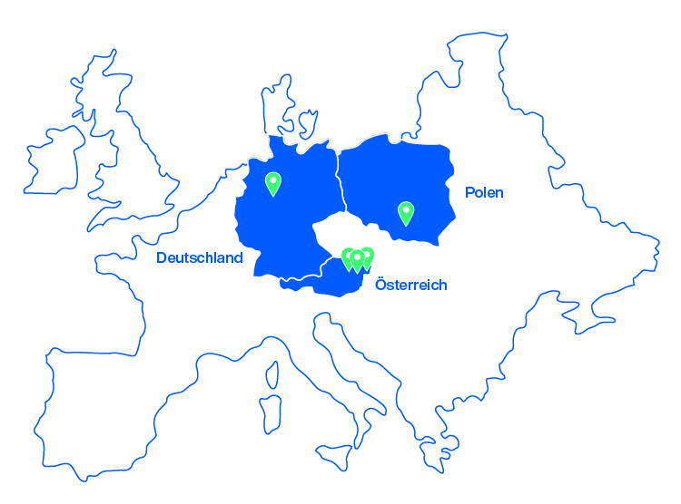 Innerio Group - 4 Unternehmen, 5 Standorte in Europa